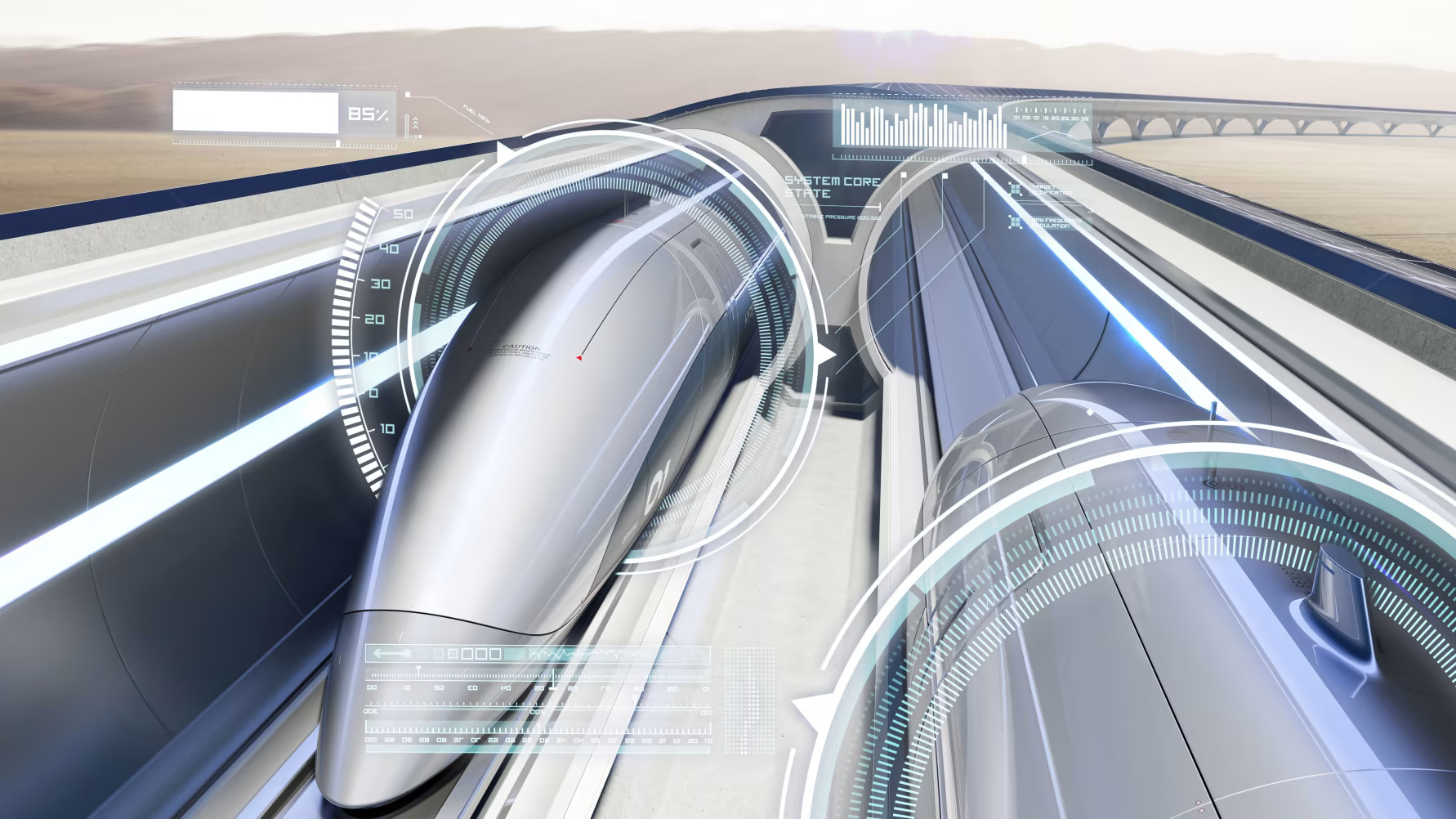 DIGITAL RAILWAY SIGNALIZATION FOR HYPER-LOOP TRANSPORTATION SYSTEM